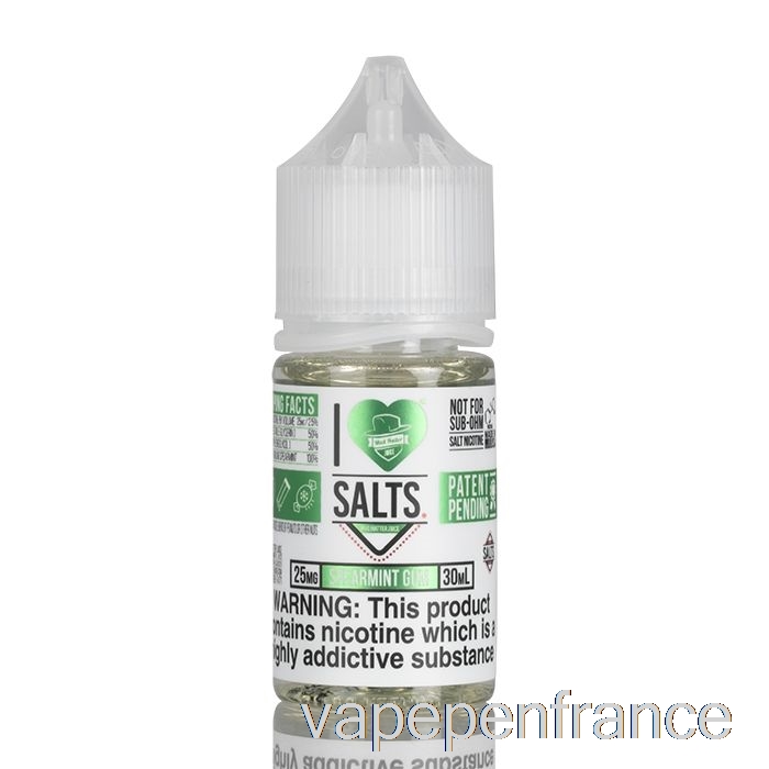 Gomme à La Menthe Verte - J'aime Les Sels - 30 Ml 50 Mg Stylo Vape